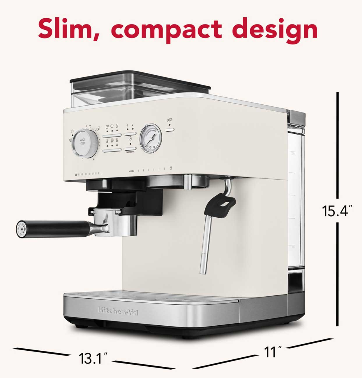 KitchenAid Semi Automatic Espresso Machine Dimensions Detail