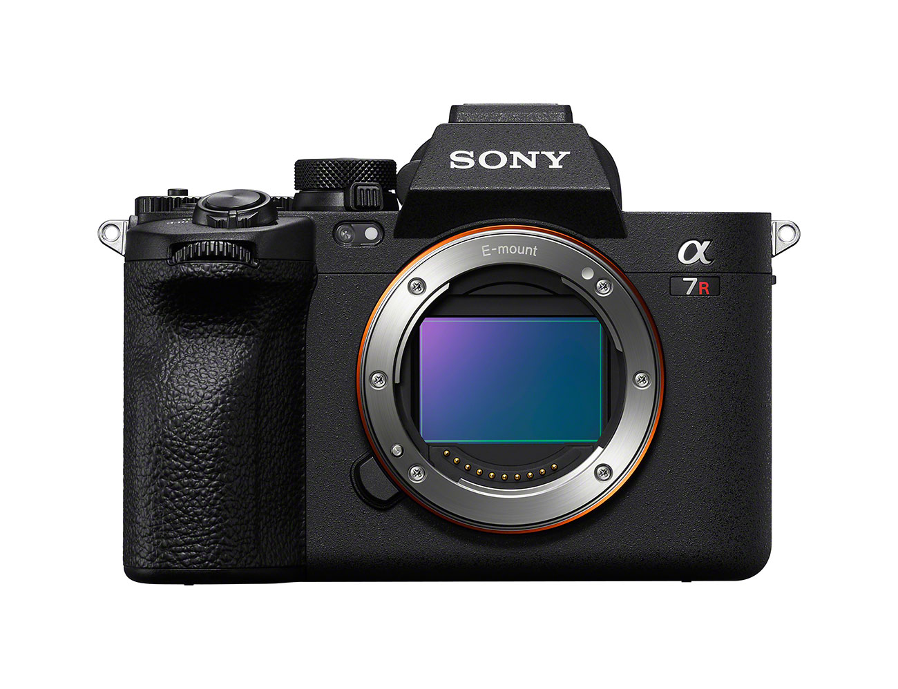 Front View of Sony Alpha 7R Camera with No lens