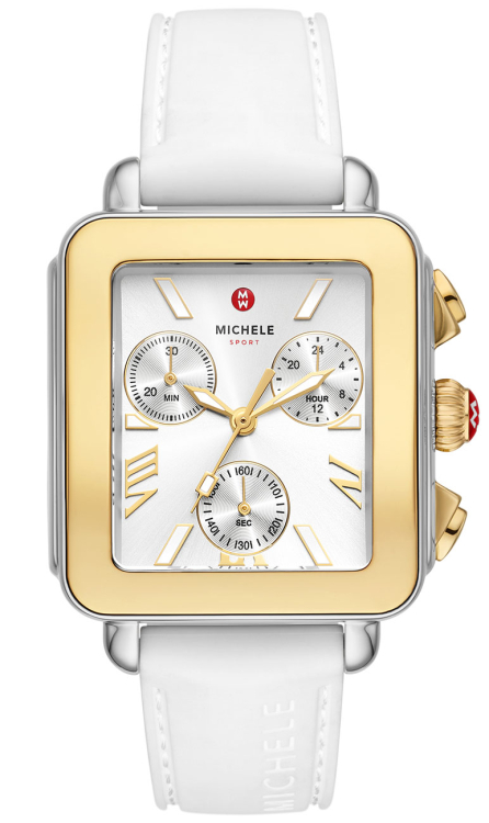 Michele Deco Sport Chronograph Gold-Plated Watch 36mm  display picture 1