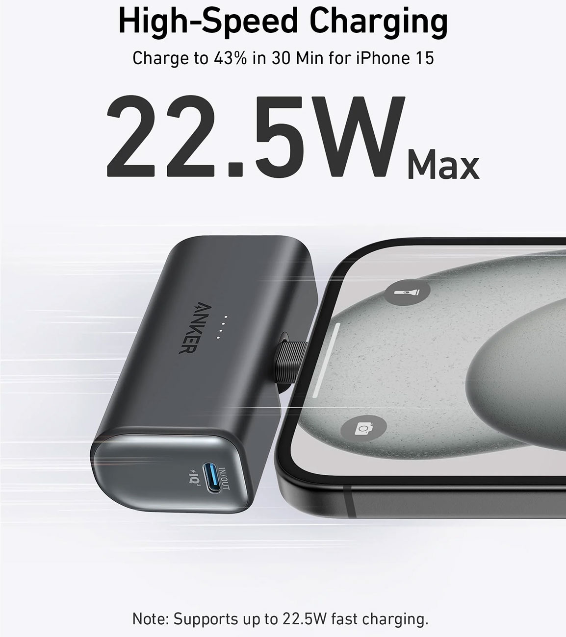 View Of High-Speed Charging Feature