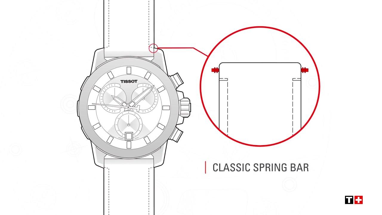 Watch Tissot Quick release Strap Tutorial