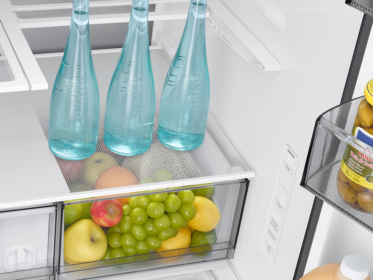 Tall Bottle view of Samsung Refrigerator