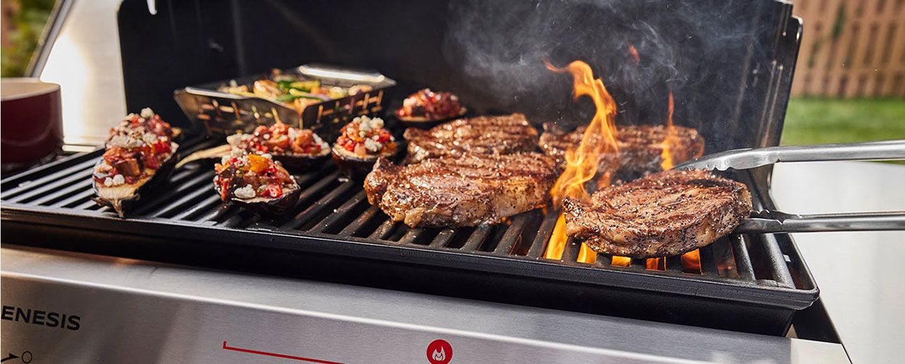Top View of Weber Grill