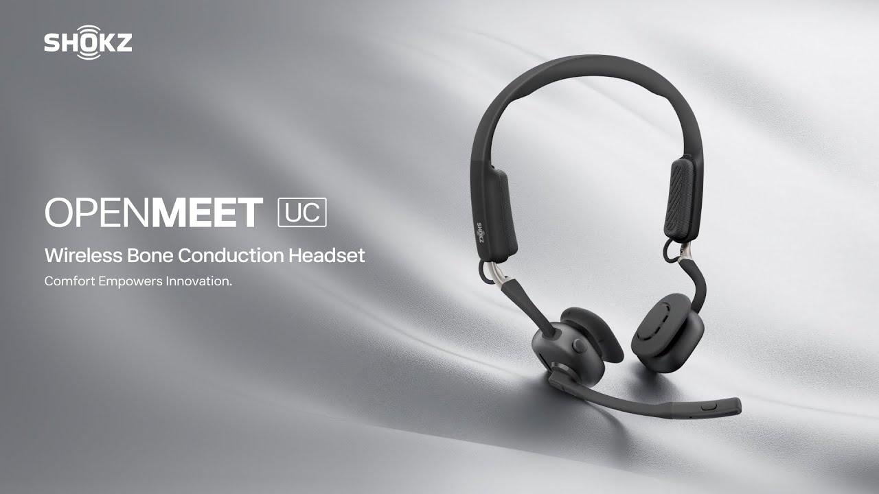 Watch Introducing Shokz OpenMeet. Comfort Empowers Innovation.
