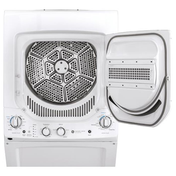GE - GUD24GSSMWW - Stacked Washer Dryer Units