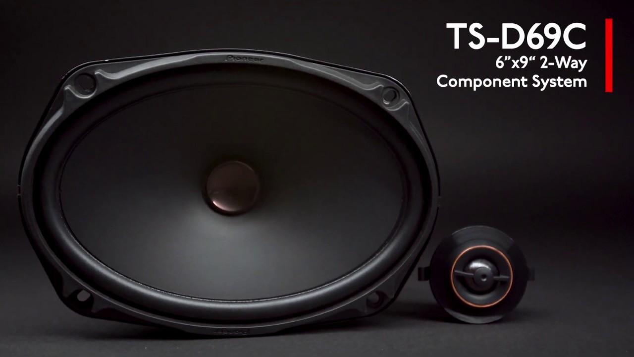 Watch Pioneer TS-D69C - D Series 6X9 Component Speaker Overview