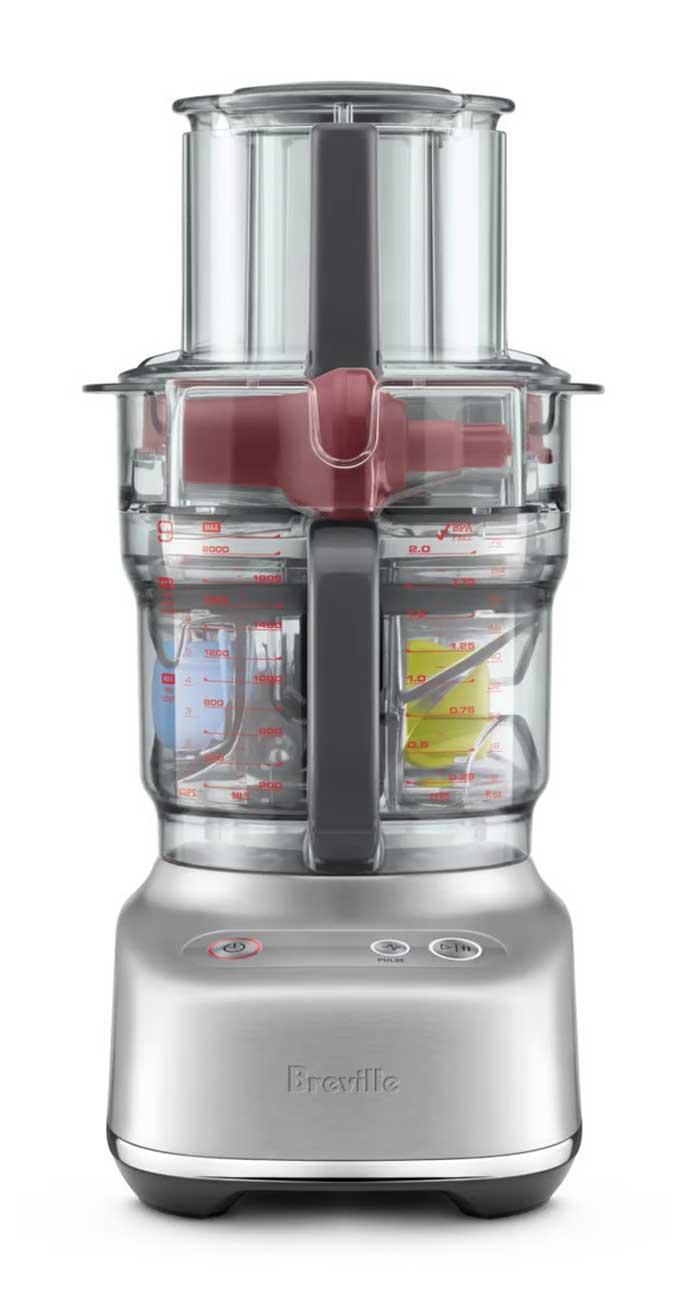 Breville Food Processor the Paradice 9 in Stainless Steel - BFP638BSS1BNA1