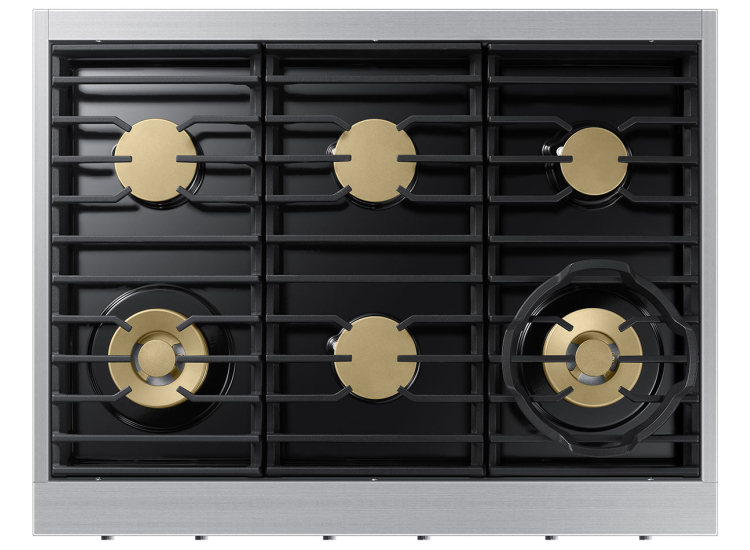 Dacor Contemporary 36 In. Dual-Fuel Steam Range in Stainless Steel - DOP36C86DLS/DA
