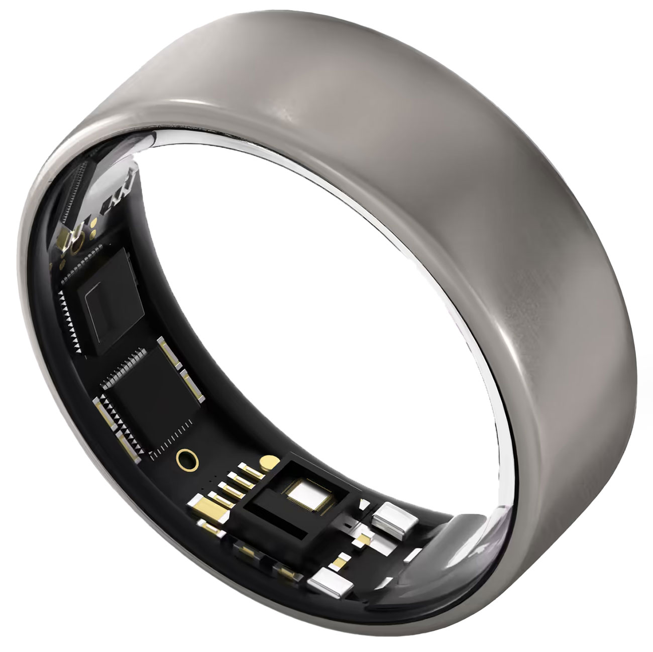 Ultrahuman Ring AIR Smart Ring Size 8 in Raw Titanium - UHRA-RT-08