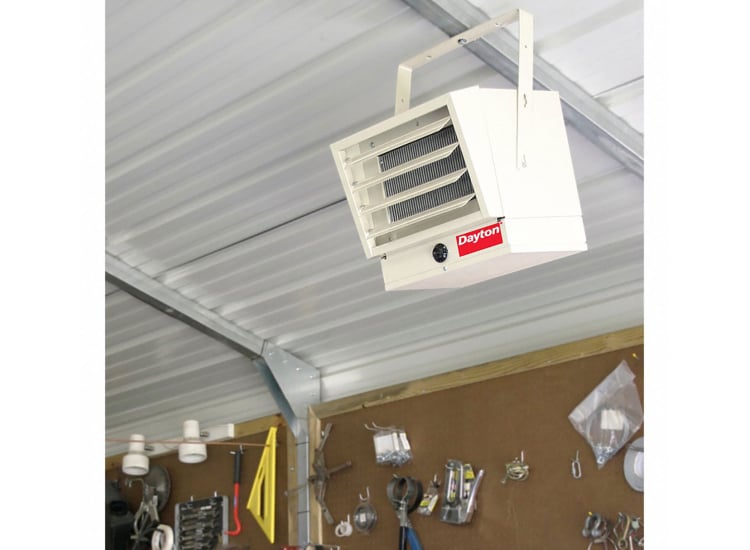 Rectangular Ceiling Heater Dayton Suspended Electric Wall & Ceiling Unit Heater - 3UG73 | Abt