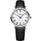 Raymond Weil Toccata Classic White Dial Leather Watch, 39mm