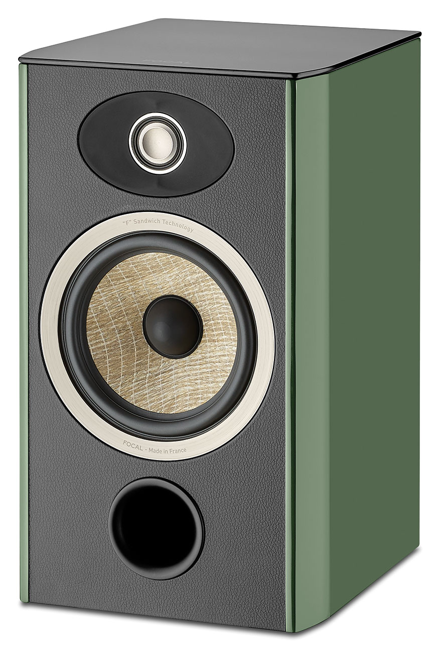Focal Bookshelf Loudspeaker Aria Evo X N1 in Moss Green High Gloss (Pair)