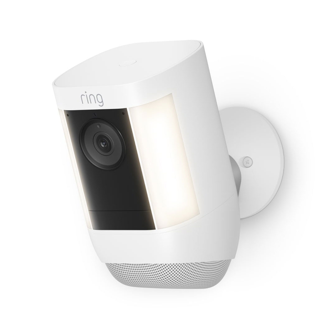 Angled Front View of Battery Camera