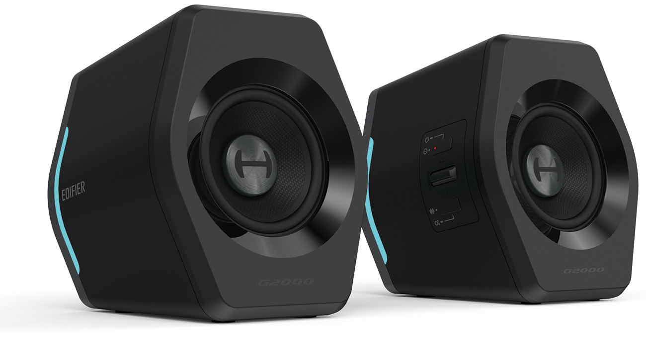 Dynamic left view of speaker pair