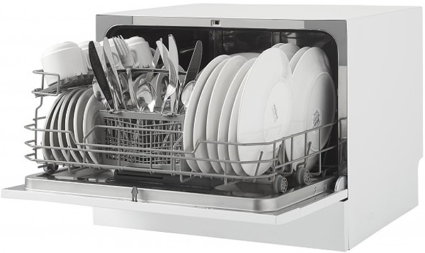 Danby 22" White Countertop Dishwasher DDW621WDB Abt