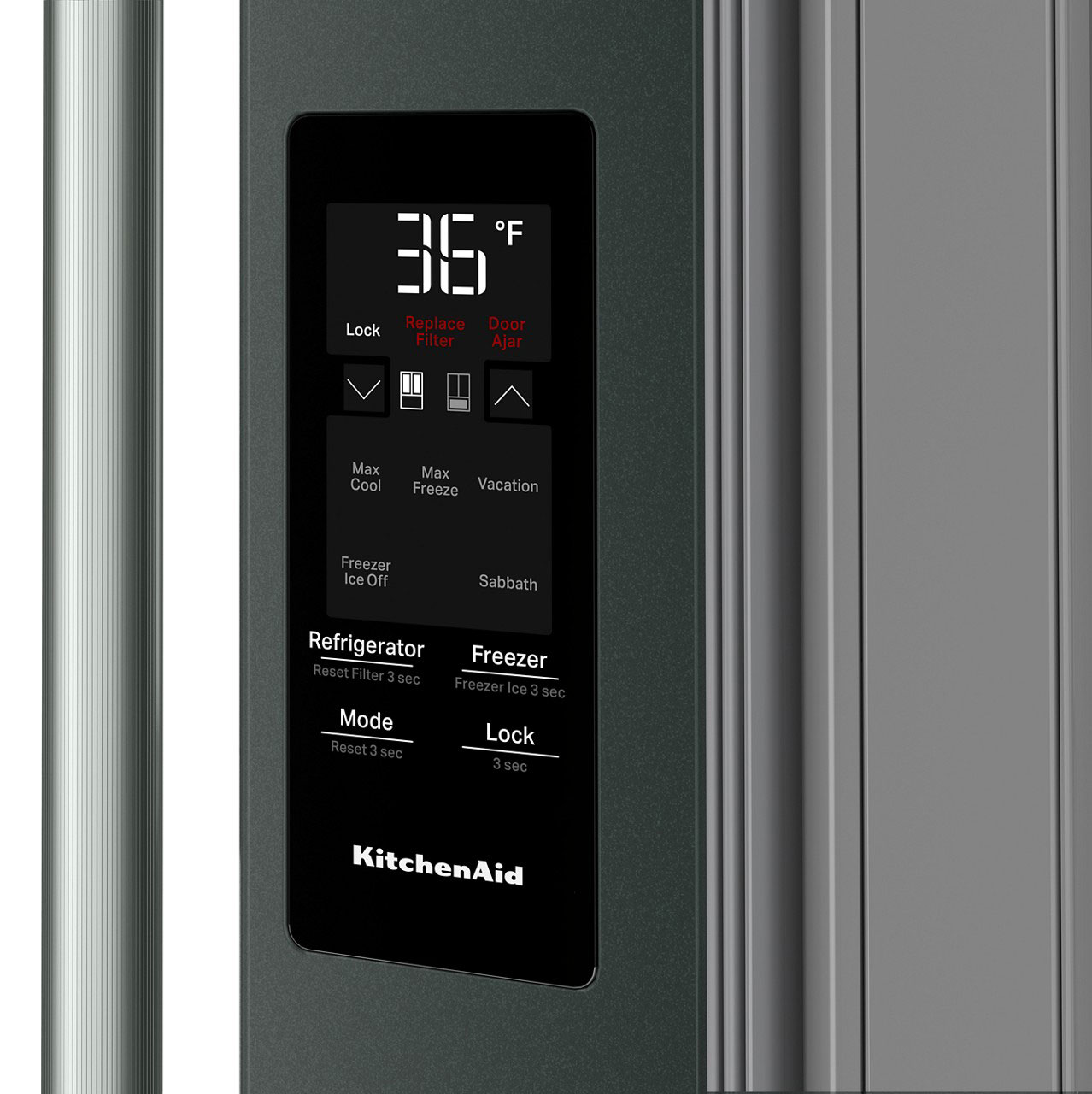 Temp View of KitchenAid Refrigerator