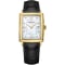 Raymond Weil Toccata Quartz MOP Dial Black Leather Strap Watch, 22.6mm x 28.1mm