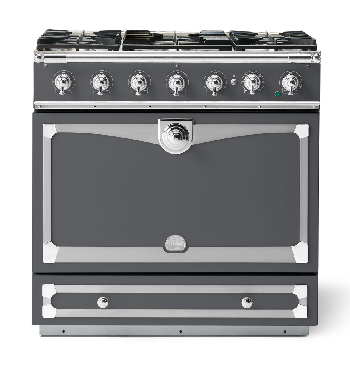 La Cornue 36" Graphite Dual Fuel Range C9GP Abt