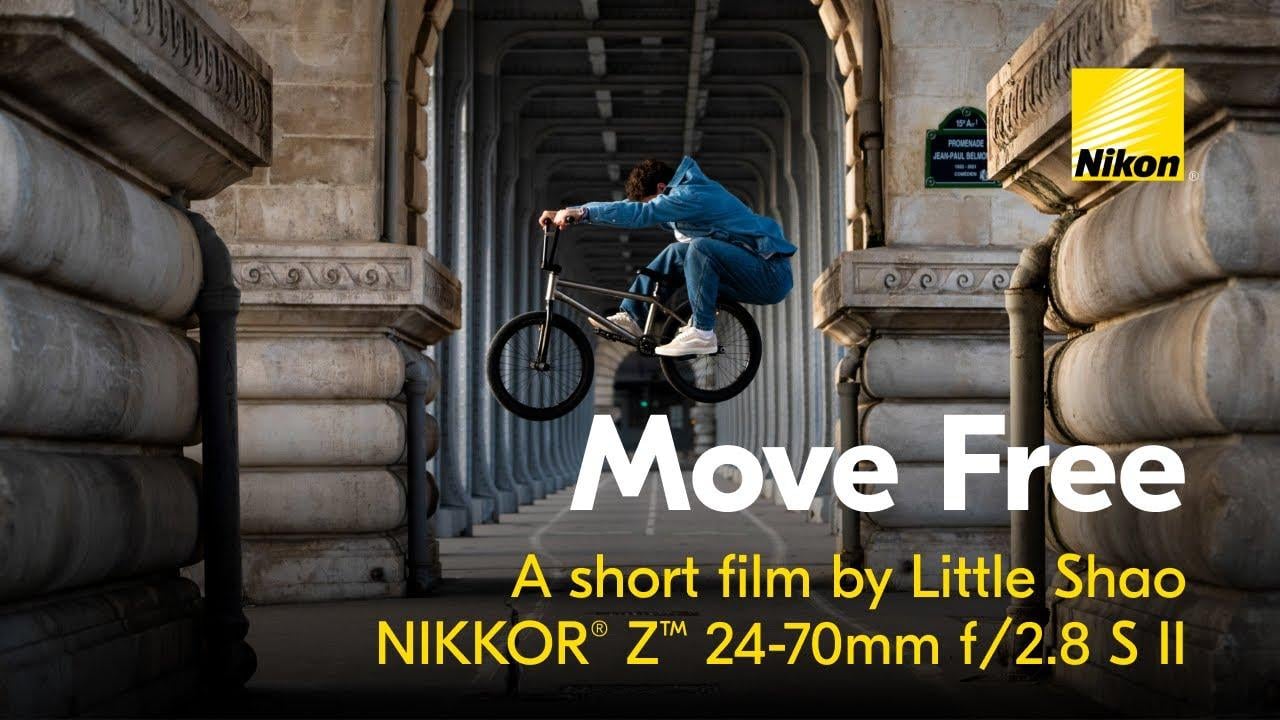 Watch Move Free: A Short Film Shot with the NIKKOR Z 24-70mm f/2.8 S II