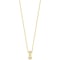 Roberto Coin Tiny Treasures Diamond Love Letter I Necklace in 18K Yellow Gold