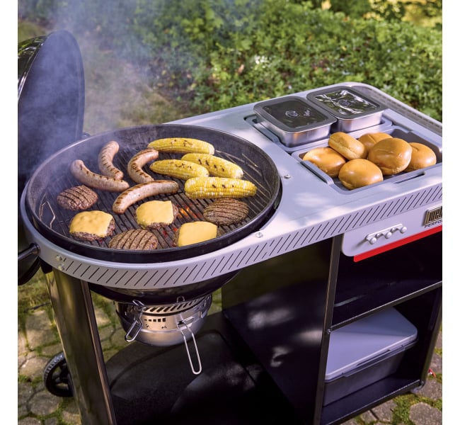 Weber 1501825 22 in. Performer Premium Charcoal Grill Black