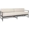 Sunset West Pietra Sofa in Graphite | Stone Gray | Echo Ash Sunbrella