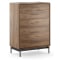 BDI Linq 5-Drawer Chest in Natural Walnut Finish