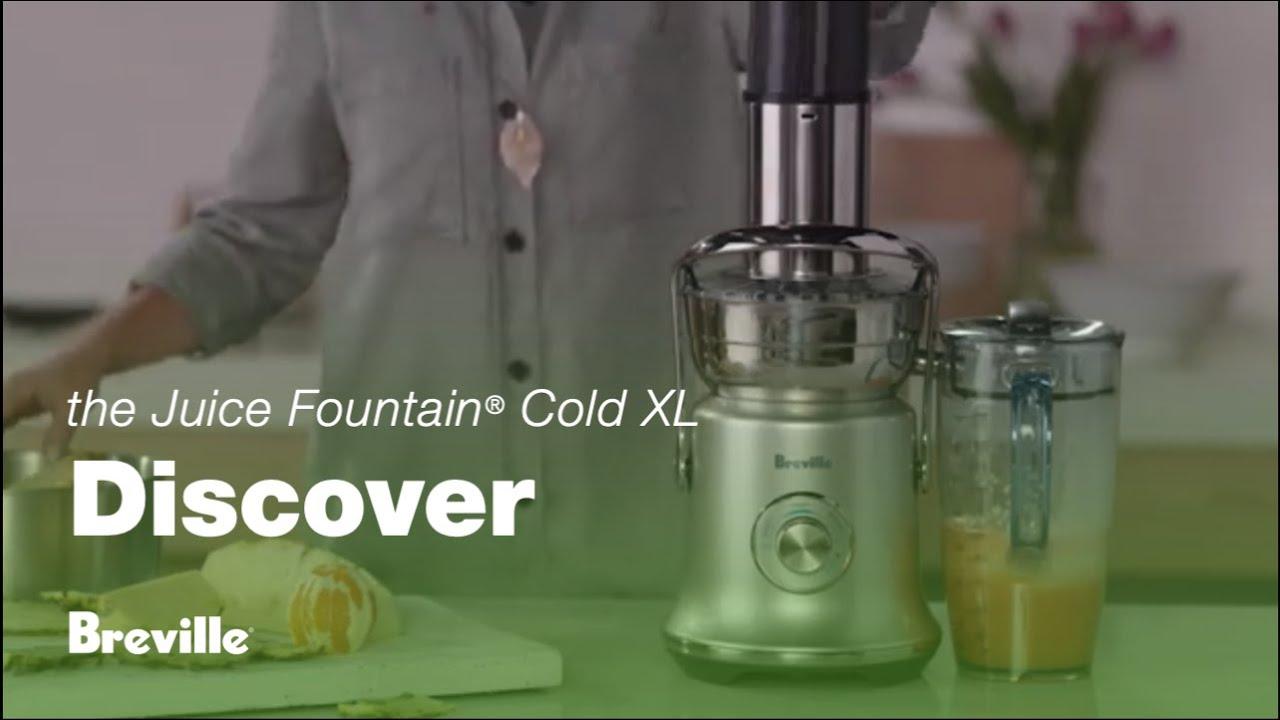Watch The Juice Fountain Cold XL | Juice more, store more, clean less | Breville USA