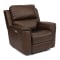 Flexsteel Henry Power Recliner With Power Headrest & Lumbar in Burnt Umber Leather
