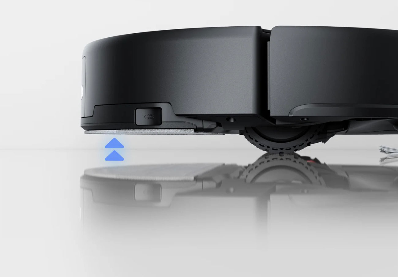 Feature View of Robot Vacuum on Carpet