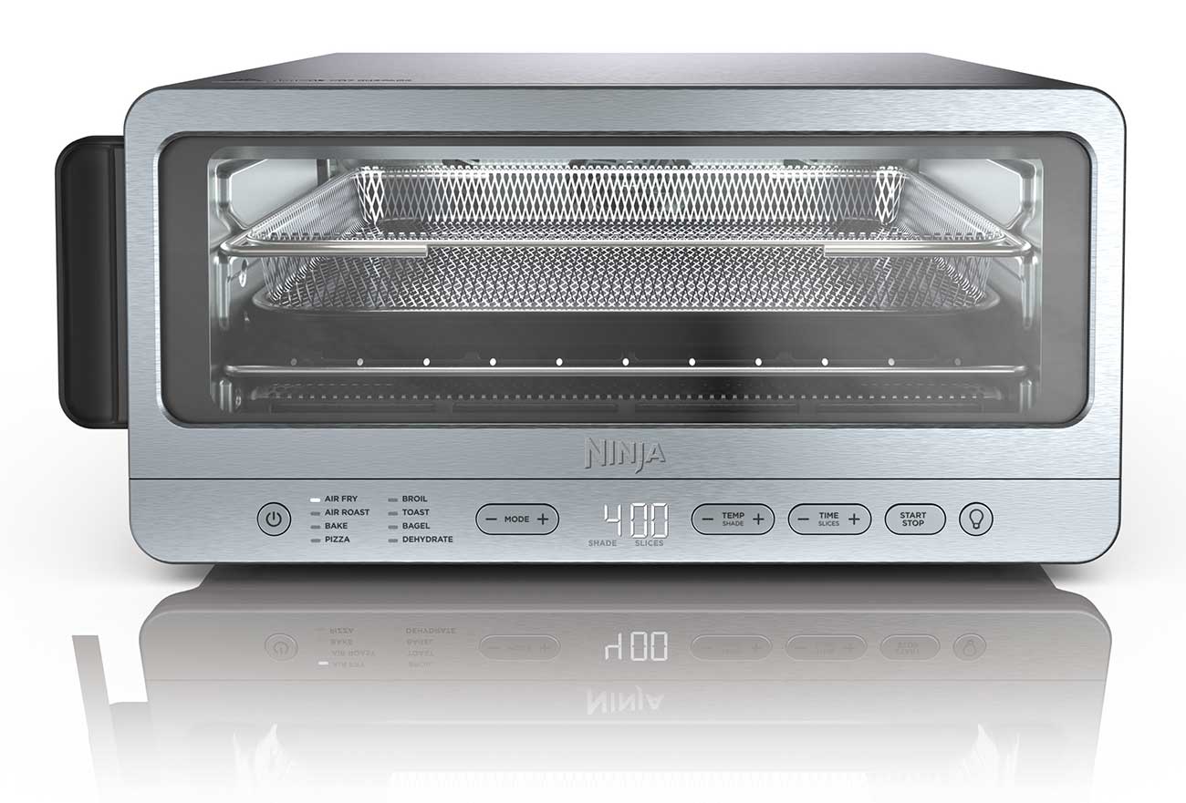 Front view of Ninja Flip Toaster Oven & Air Fryer