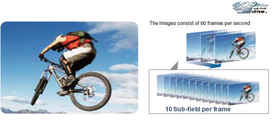600Hz Sub-field Drive