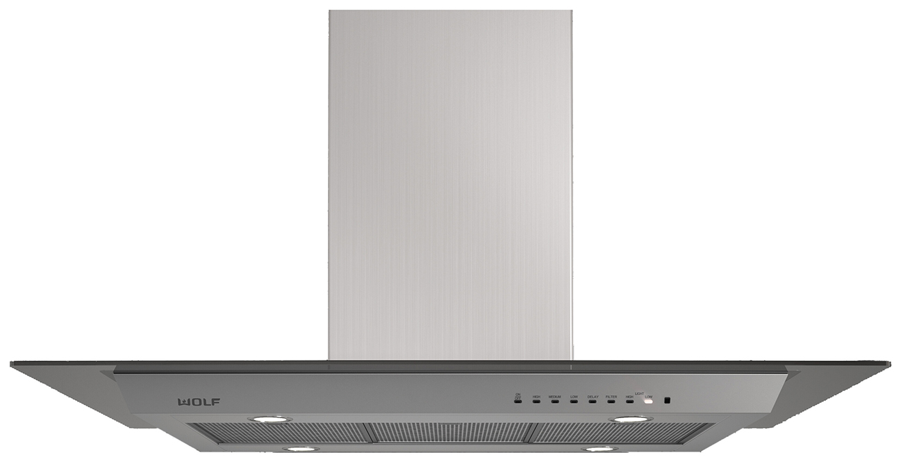 Wolf 45" Glass Cooktop Island Hood