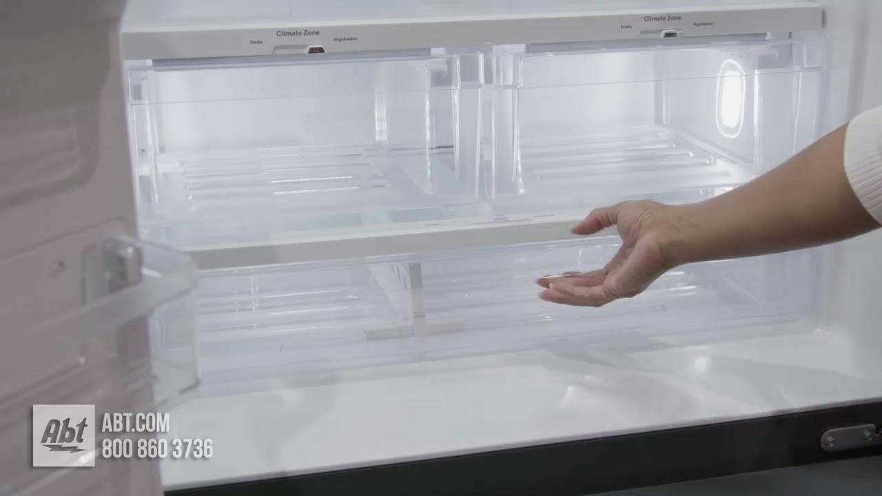 Watch GE Counter Depth French Door Refrigerator GYE18JYLFS