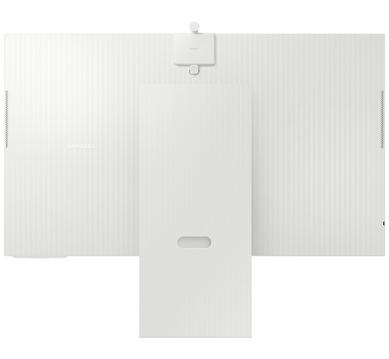 Ai Rear The Samsung M8 Smart Monitor with 4K AI Upscaling | Abt