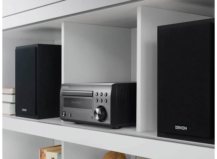 Delon Mini Denon Mini HiFi System with CD Player, Bluetooth - DM41SBK