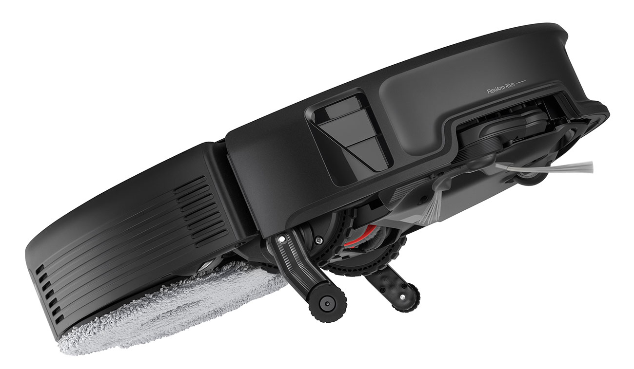 Angled Side View of Robot Vacuum