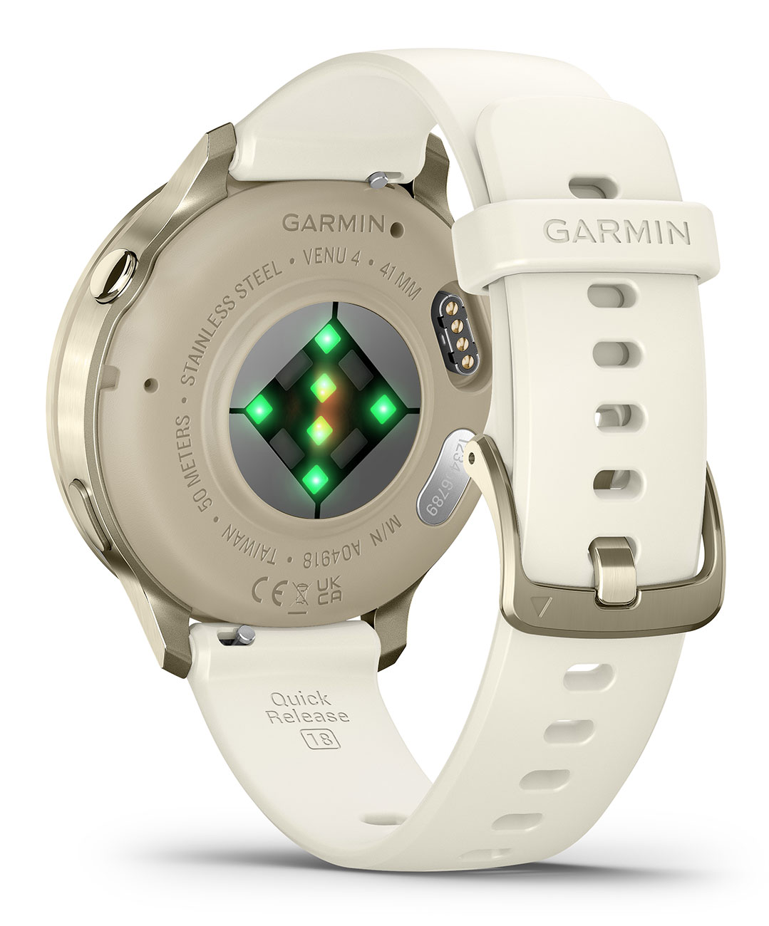Back View of Garmin Watch