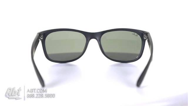 Watch Ray-Ban Wayfarer Black Rubber Sunglasses RB2132 622/55 - Overview