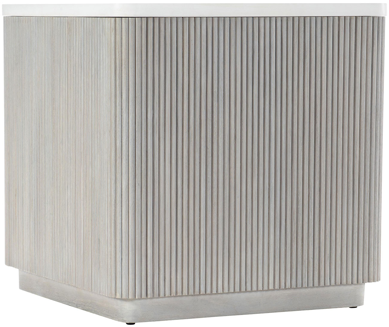 Bernhardt Colonnade Side Table in Faux Stone | Gmelina