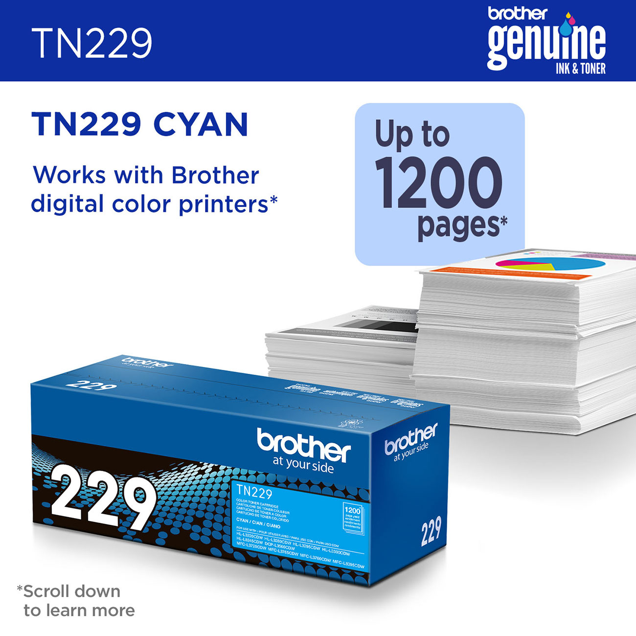 Brother - TN229C - Printer Ink & Toner