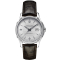 Hamilton JazzMaster Viewmatic White Dial Brown Leather Watch, 40mm