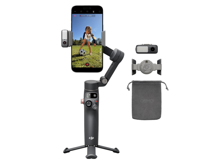 DJI Osmo Mobile 8 Intelligent Tracking Phone Gimbal in Black - CP.OS.00000492.03