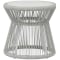 Sunset West Miami End Table in Silver Grey | Carrera Stone