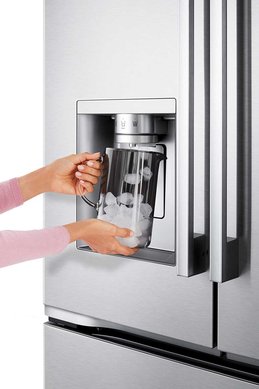 Tall Ice view of LG French Door Refrigerator