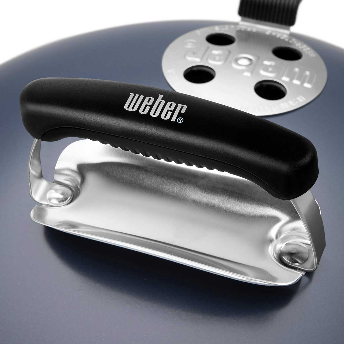 Charcoal Grill Top Handle Detail