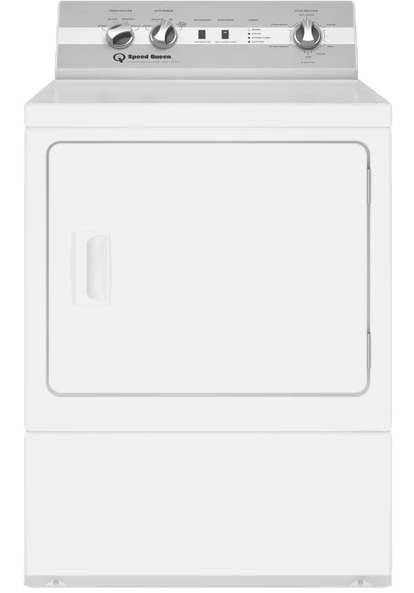 Front View of Speed Queen Dryer