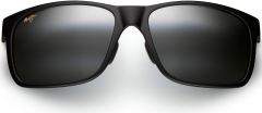Maui Jim Pokowai Arch Polarized Rectangular Sunglasses, Translucent Grey Frames, 58mm - B439-11M