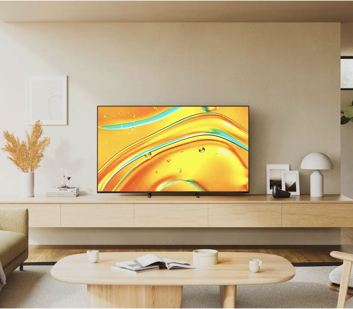 View Of TV In Living Room