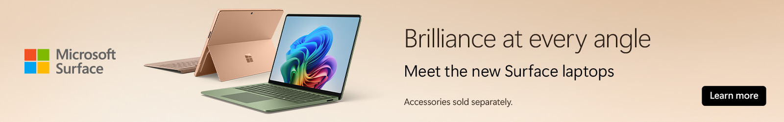 Brilliance at every angle. Meet the new Surface laptops.